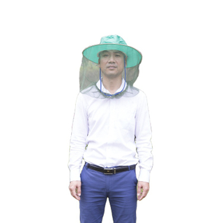 LLIN Insectos de larga duración Redes para la cabeza Malla para la cabeza Mosquito Hat Net