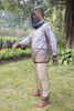 Venta caliente mosquiteras para acampar trajes chaqueta de insectos al aire libre portátil