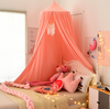 Comercio al por mayor Domo Cama Cortinas Algodón Niños Sombreado Decorativo Cama Dosel