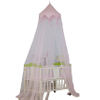 Gran oferta 2020, estilo bonito, borla rosa, decoración para cuna de bebé, mosquitera Conopy