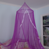 Mosquiteros colgantes cónicos populares para cama con decoración de cinta