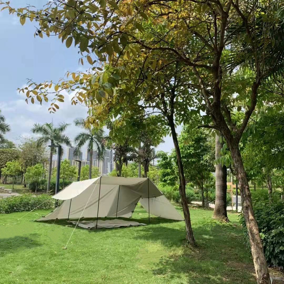 Gran exterior impermeable 1-2 personas senderismo plegable tienda de campaña instantánea mosquitera