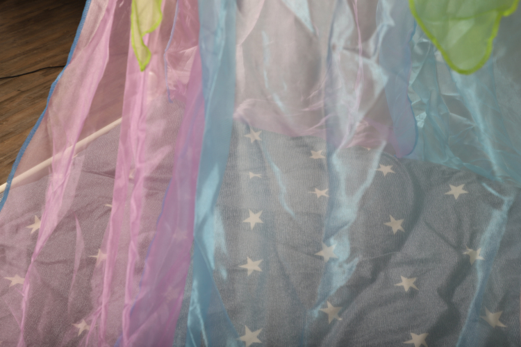 Hada suave bebés cuna niños niñas princesa cama dosel flor decorativa colgante mosquiteros