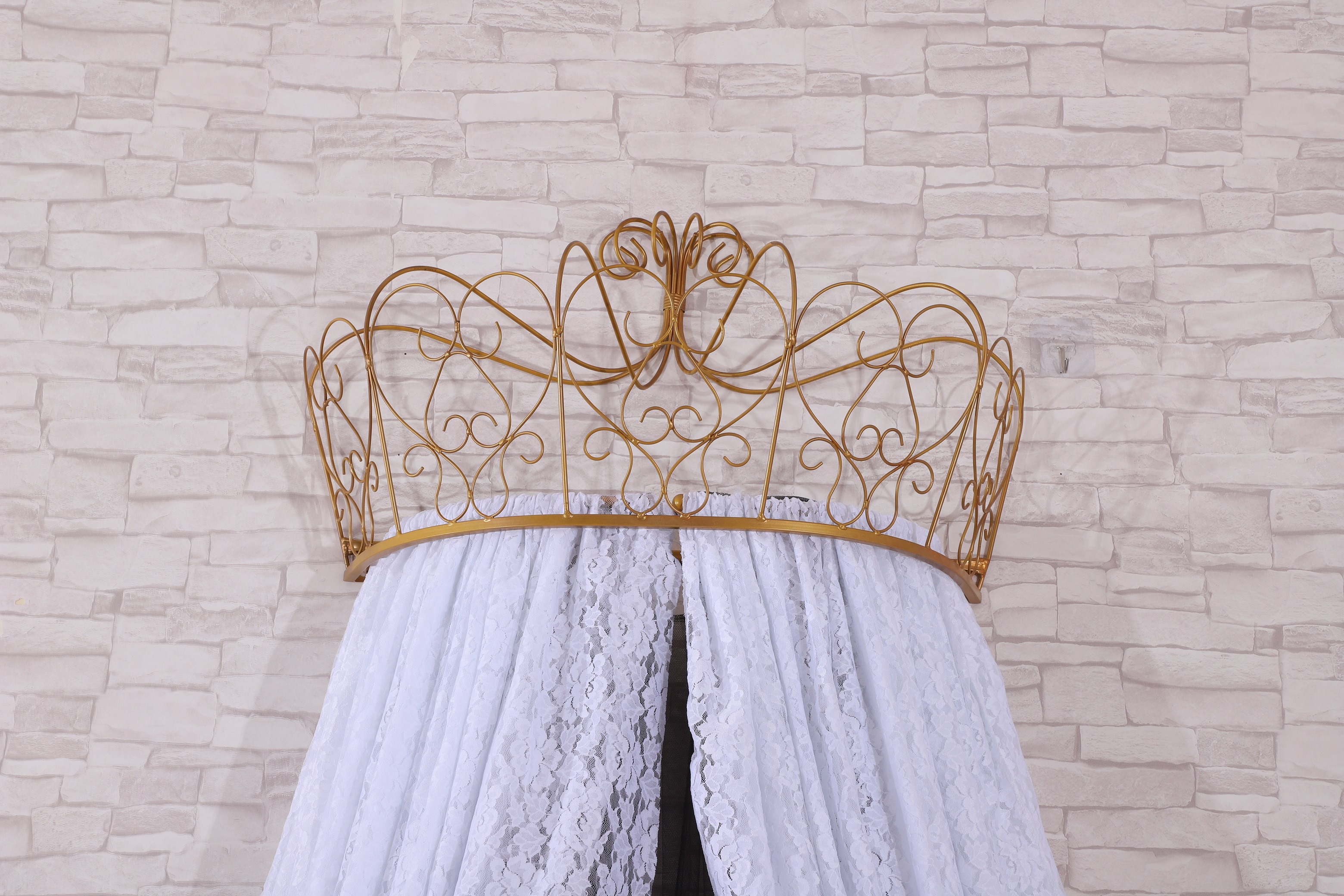Cortinas colgantes de cúpula de mosquitera, dosel de cama interior