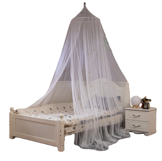 Fácil instalación Crecer en la oscuridad Firefly Concial Mosquitera blanca Toldo de cama