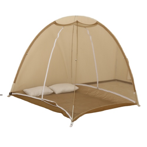 2020, cómodo, independiente, cortina de Camping de una sola puerta, mosquiteros de cúpula fácil