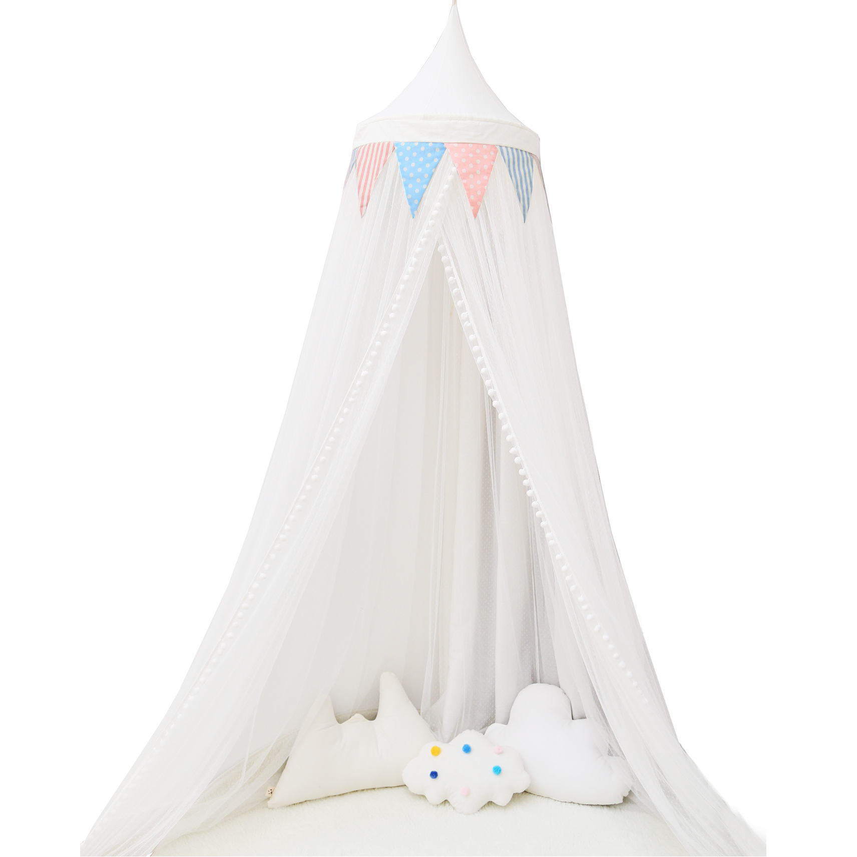 Mosquitera para niños Casa nórdica Tienda antimosquitos para bebés Cama para niños Cuna Mosquitera para techo