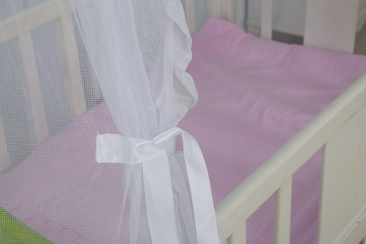 Canopies de cama de encaje de bajo precio, mosquiteras anti-insectos para bebés