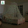 Mosquitera de algodón de diseño personalizado poliéster 100% para dosel de cama con estrellas