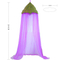 Nueva mosquitera para niños de uva púrpura INS, carpa interior de estilo nórdico para niños, carpa de paraguas para berenjena