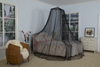 Venta caliente luminoso Stas decoración cama dosel plegable protección mosquiteros