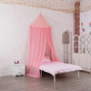 Tienda de campaña con sombrilla de algodón colgante rosa para jardín interior de alta calidad, tienda de campaña con mosquitera para niñas