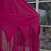 Mosquitera de malla colgante roja rosa brillante decoración de corona de diseño de moda 2020