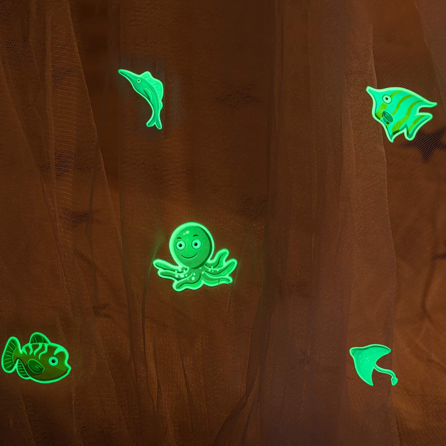 Mosquitera colgante fluorescente de alta calidad, estilo océano, nuevo producto 2020