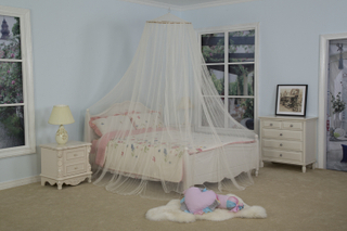 Mosquitera Plegable Y Fácil Instalación Camas De Todos Los Tamaños Cama Con Dosel