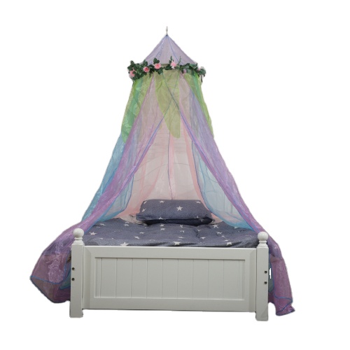 Hada suave bebés cuna niños niñas princesa cama dosel flor decorativa colgante mosquiteras
