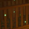 Gran oferta, mosquiteras para cuna de bebé con cubierta completa de estrella luminosa infantil