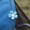 Mosquitera con decoración de flores para cochecitos de bebé, portabebés, asientos de coche, cunas