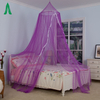 Dosel de cama con mosquitera de princesa púrpura con cinta