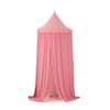 Toldo de cama colgante de encaje retráctil con aguja rosa estilo princesa 2020 para niños