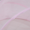 Fabuloso diseño plegable yurta bebé cuna cubierta bebé niños rosa mosquitera