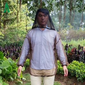 Trajes de cuerpo de mosquitera al aire libre con cabeza