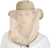 Venta caliente Anti-insectos Función de protección solar Mosquitera Cabeza con sombrero