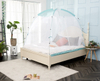 Tienda de campaña con mosquitera emergente y fácil instalación y dosel de cama portátil