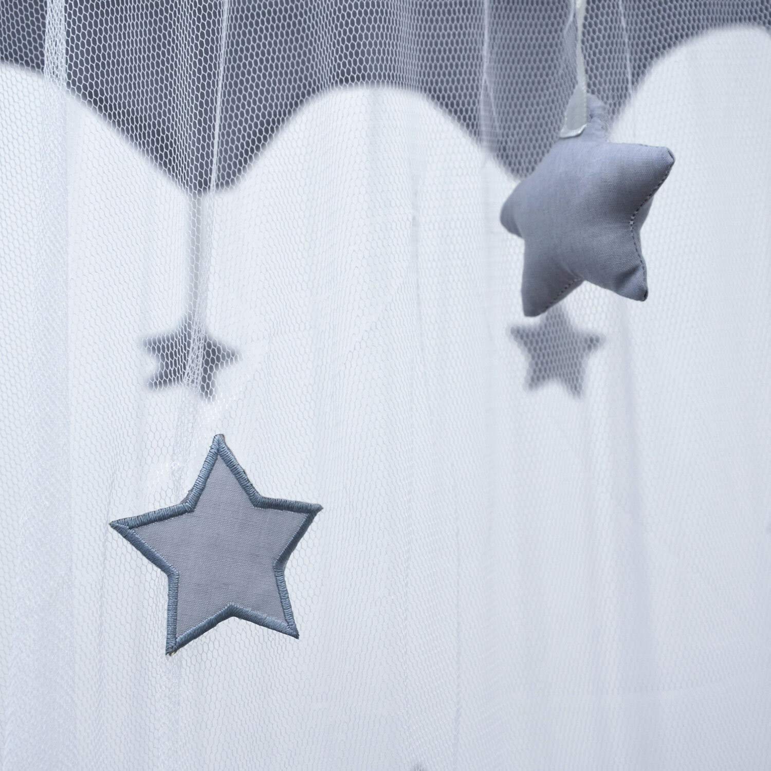 2020 nuevo diseño gris para niños y niñas, mosquiteras de ocio, esquina de lectura, toldos colgantes para cama con estrellas