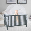Pop-up Unisex Infant Cuna Carpa Cama de bebé Canopy Netting Cover Mosquito Net para bebé