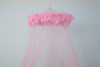 Mosquitera segura de los bebés del verano del rosa del último diseño del estilo para el pesebre