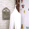 Pompom Baby Crib Nook Castle Game Tent Nursery Play Room Cama colgante Canopy Mosquito Net