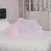Fabuloso diseño plegable yurta bebé cuna cubierta bebé niños rosa mosquitera