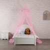 Nuevo diseño Princess Girls Bed Canopy colgando mosquiteras circulares