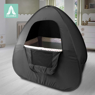 Mosquitera para cuna de bebé, ventilación opaca, transpirable, instalación gratuita, carpas emergentes, cubierta protectora