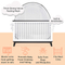 Cuna de seguridad para bebés Cama con dosel Cubierta para bebés Carpas emergentes con ventana de visualización