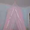 La mosquitera más Popular con lazo de aguja púrpura, decoración de serpentina, dosel para cama, decoración de habitación de niña, mosquitera para bebé