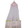 Precioso diseño bebé durmiendo borla circular cama mosquitera dosel red