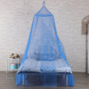 Mosquitera colgante para niñas con dosel de cama azul de poliéster de nuevo diseño con estrellas